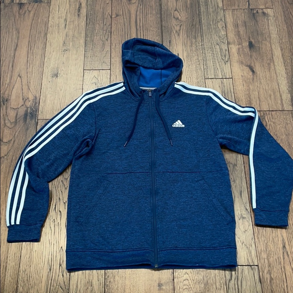 Adidas Men’s Zip hoodie jacket Size M